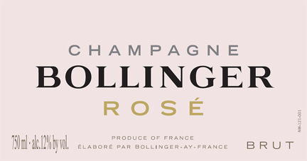 Bollinger Rose Champagne / Боланже - розовое шампанское (Розе)