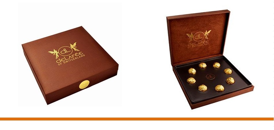 delafee l швейцарские шоколадные конфеты-трюфели делафе с золотом 24 карата - купить москва магазин цена доставка