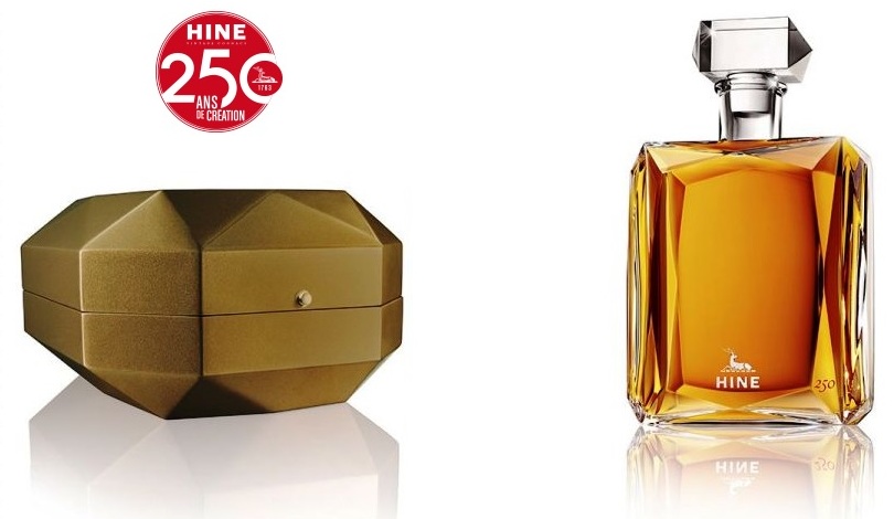 Коньяк Хайн "250 лет" - в декантере Баккара \ Hine - 250 ans cognac Baccarat cristal / купить цена в москве