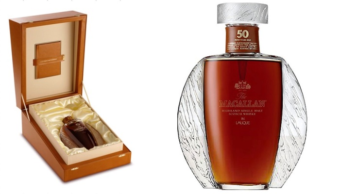 Макаллан 50 лет виски в декантере Лалик l Macallan 50 let whisky lalique decanter crystal