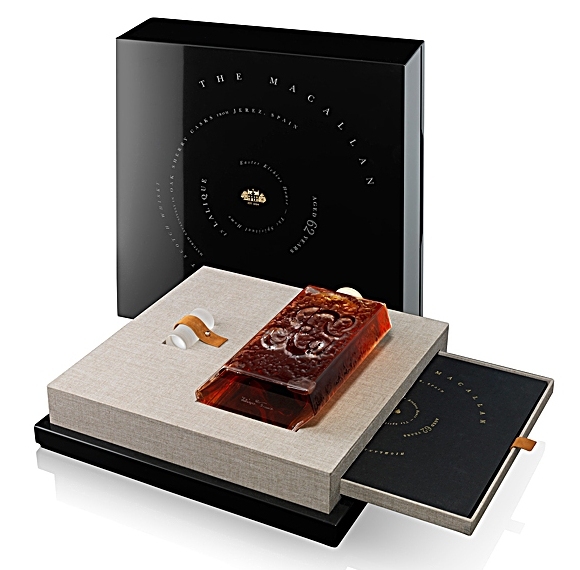 Макаллан 62 года виски в хрустальном декантере Лалик l Macallan 62 years in lalique