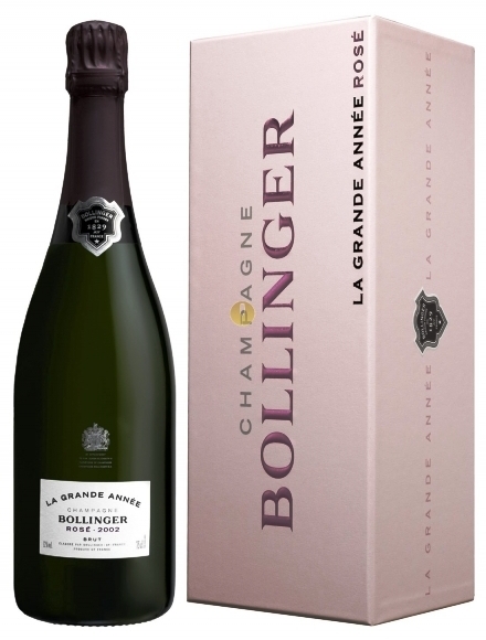 Ля Гран Ане Розе 2002 - Боланже розовое шампанское (Франция) \ Rose La grande annee 2002 - Bollinger Champagne \ цена доставка