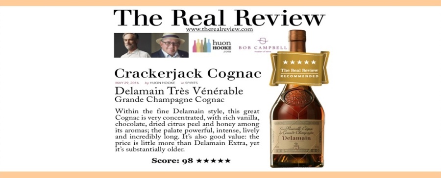 tres venerable delamain cognac 55-let medal